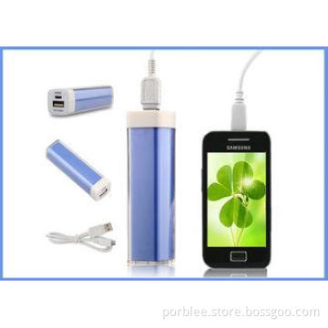 Mobile Lipstick Power Bank 2600mah External Battery Charger